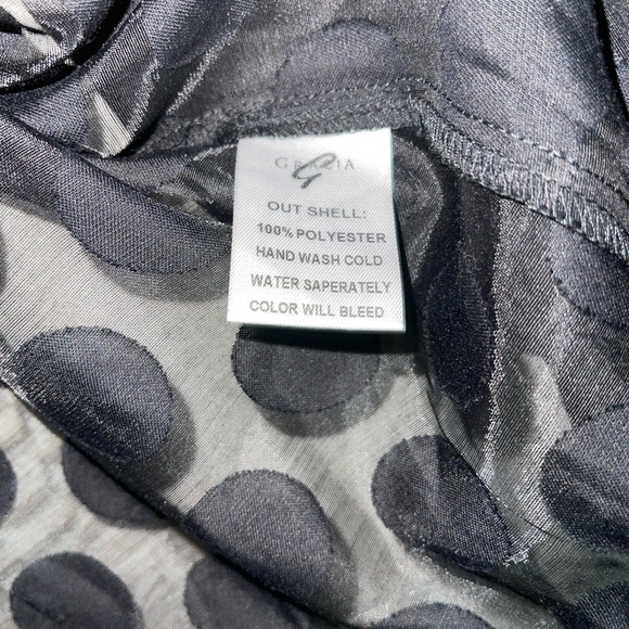 Garcia Polka Dot Puff Sleeve Button Blouse NWOT - Picture 5 of 17